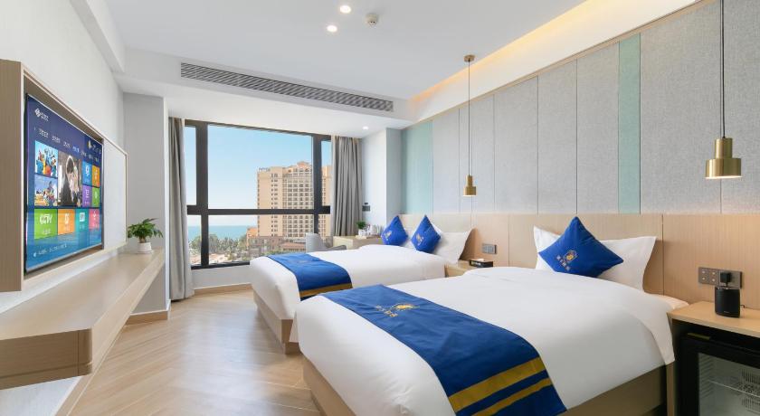 싼야 Super 8 Selected Hotel Sanya Bay Coconut Dream Corridor 호텔 레스토랑