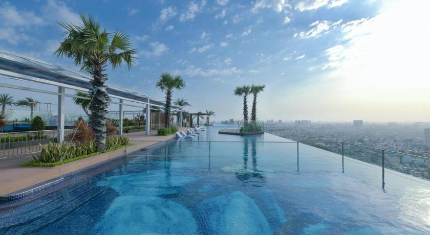 호치민 Unique Luxury Apartment -District 1 Central City 4성급 싱글룸 로비