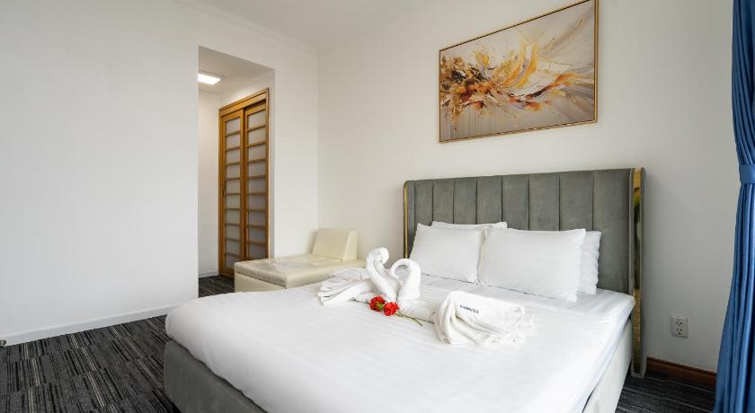 호치민 Unique Luxury Apartment -District 1 Central City 4성급 싱글룸 레스토랑