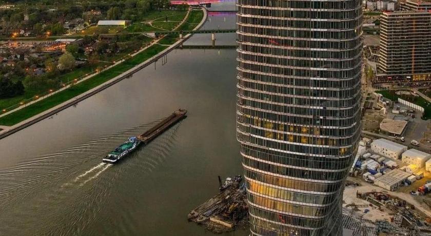 베오그라드 Belgrade Waterfront - River Residences 5성급 게스트하우스 수영장