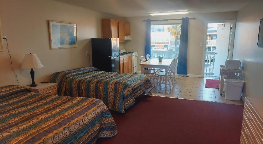 캐롤라이나 비치 (NC) Dolphin Lane Motel 숙소 스위트룸
