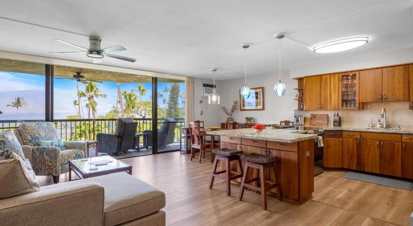 키헤이 (HI) Maui Sunset B319: Ocean view 2BR condo in North Kihei, perfect for families. 5성급 숙소 수영장