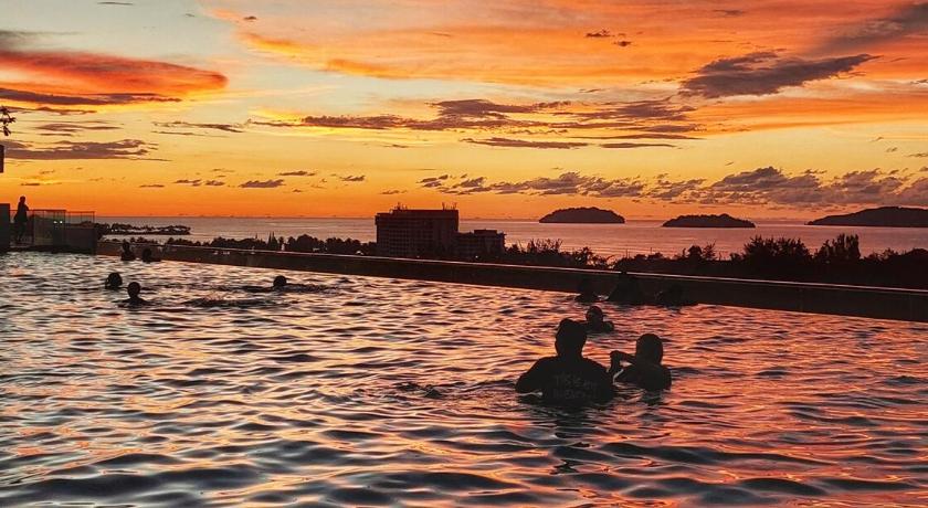 亚庇 Sutera Avenue Kota Kinabalu City Centre LW Suites 5星级 酒店 景观