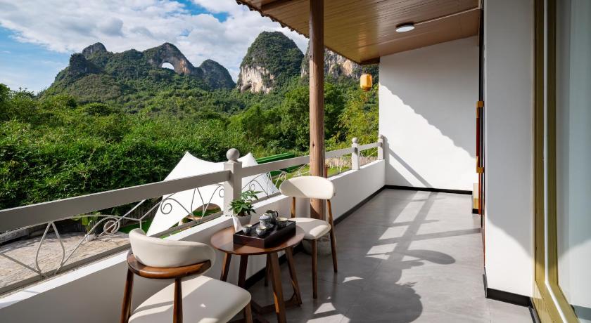 양숴 / 양삭 Moonlit Cloud Inn Yangshuo Yulong River 호텔 로비