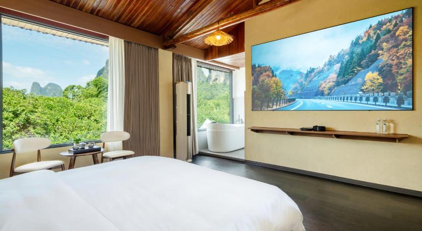 양숴 / 양삭 Moonlit Cloud Inn Yangshuo Yulong River 호텔 스위트룸