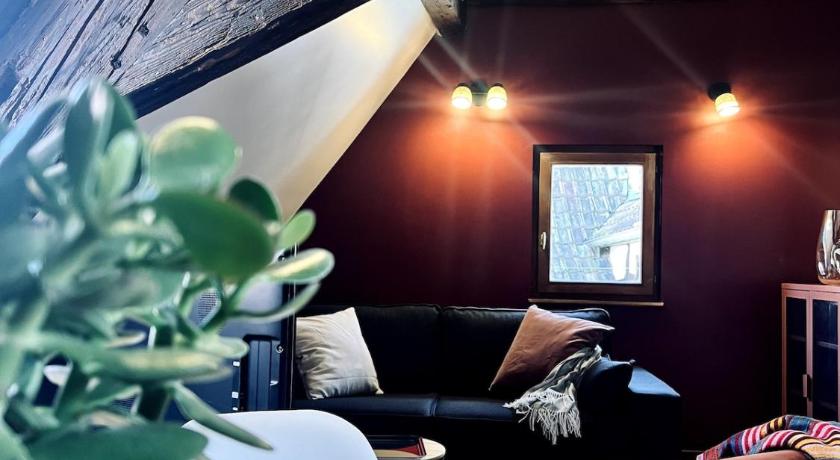 T2 cosy charme alsacien poutres apparentes au centre de Barr