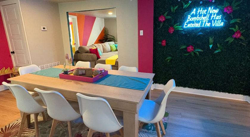 템플 (TX) Casa Amor Texas A Vibrant Villa near BS&W with King Bed 2성급 숙소 레스토랑