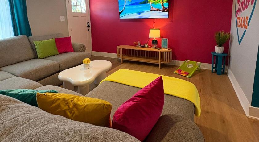 템플 (TX) Casa Amor Texas A Vibrant Villa near BS&W with King Bed 2성급 숙소 전망