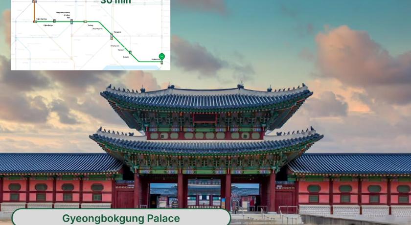 서울 Open Deal! Line 2 and 7 Station Area, Seongsu, Seoul Forest, Han River, Airport Bus 2min 3성급 숙소 부대시설