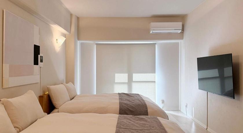 広島 Grandeur by b hotel - Cozy Studio in Perfect Spot Walk to Peace Park 3星级 住宿 套房