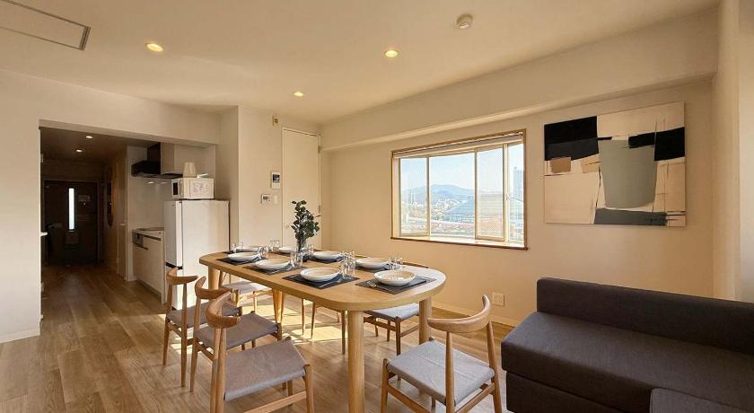 広島 Grandeur by b hotel - Large Riverview Apartment Near Landmarks 3星级 住宿 外观