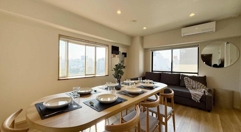 広島 Grandeur by b hotel - Large Riverview Apartment Near Landmarks 3星级 住宿 景观