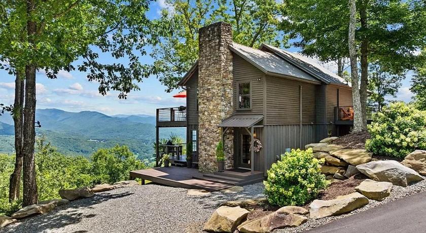 브리슨 시티 (NC) The Owl's Peak a Relaxing Smoky Mountain Escape 3성급 숙소 레스토랑