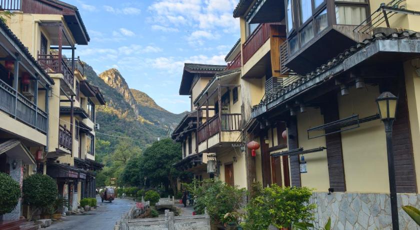 구이린 / 계림 Guilin cozy mountain retreat 게스트하우스 레스토랑