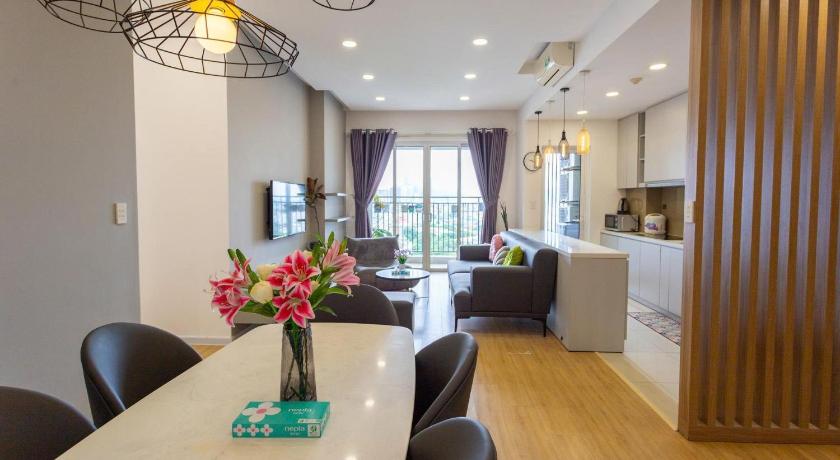 胡志明市 Sunrise City View 2 bedrooms - swimming pool & gym 3星级 酒店 大堂