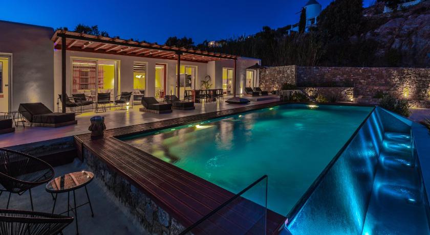 Elit Villa Psarou Heated Pool Jacuzzi