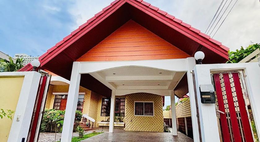 파타야 海边独栋五卧花园泳池别墅 4성급 싱글룸 외관