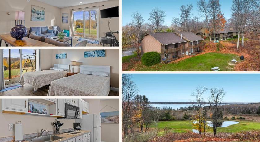 キワディン (MI) Torch Lake Vista A-Ga-Ming Golf Retreat 741 3つ星 宿泊施設 客室
