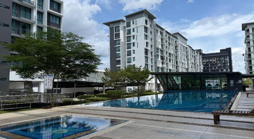 쿠칭 쿠칭 시내의 프라이빗 하우스 (m², 침실 2개, 프라이빗 욕실 1개) (De’ Kumang Homestay @ Vivacity Jazz Suite 3) 4성급 게스트하우스 객실