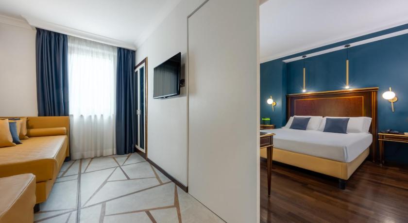 ローマ Trilussa Palace Hotel Congress & Spa 4つ星 ホテル ロビー