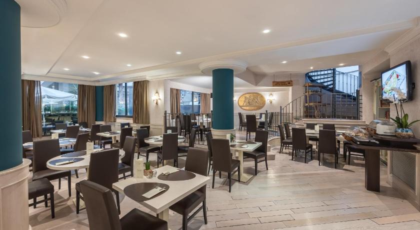 ローマ Trilussa Palace Hotel Congress & Spa 4つ星 ホテル レストラン