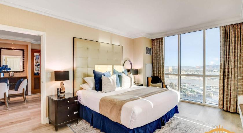 Las Vegas MGM Signature-23-702 1Bedroom 2Bath Balcony Suite 4-Star Accommodation room