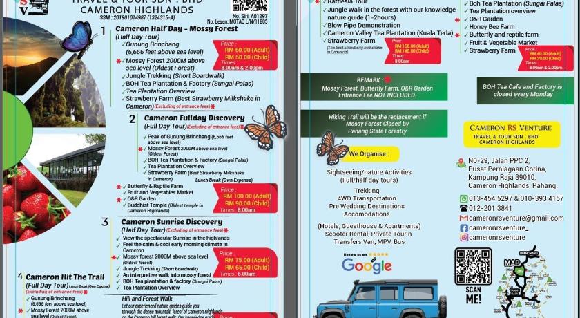 Cameron Highlands Suria Suites Apartment & Guesthouse 3-Star Guesthouse amenity