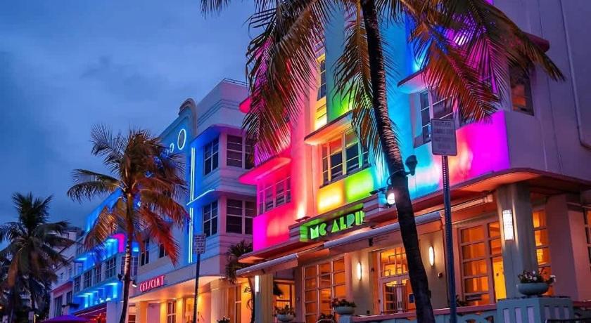 마이애미 비치 (FL) Art Deco Escape Steps to Ocean & Free Parking 3성급 숙소 로비