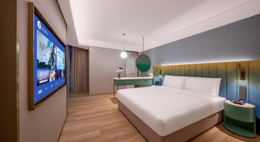 옌타이 / 연대 Yantai Railway Station Chaoyang Street Manxin Hotel 호텔 스위트룸