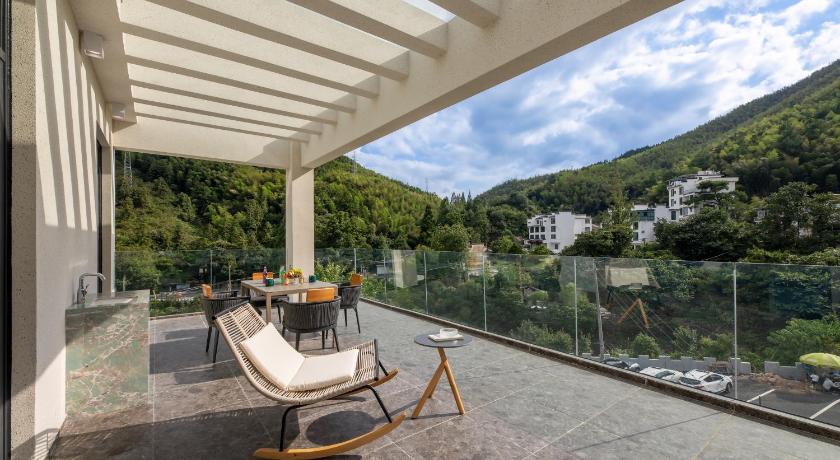 황산 Huazhu Luxury Huangshan Mountain View Terrace B&B, Tangkou Nandamen Branch 호텔 레스토랑
