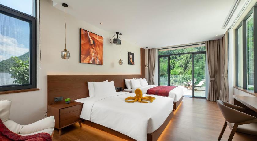 황산 Huazhu Luxury Huangshan Mountain View Terrace B&B, Tangkou Nandamen Branch 호텔 전망