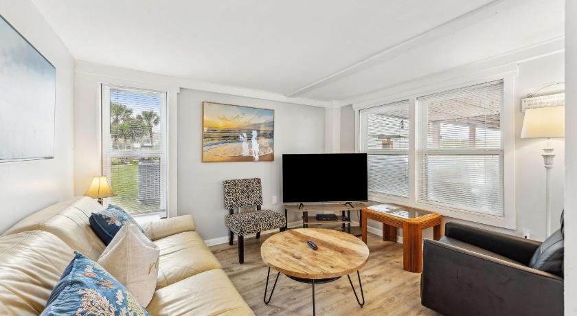 아멜리아 아일랜드 (FL) Spacious Beachfront Duplex - Dog Friendly - Downstairs - 124 S Fletcher 3성급 숙소 전망