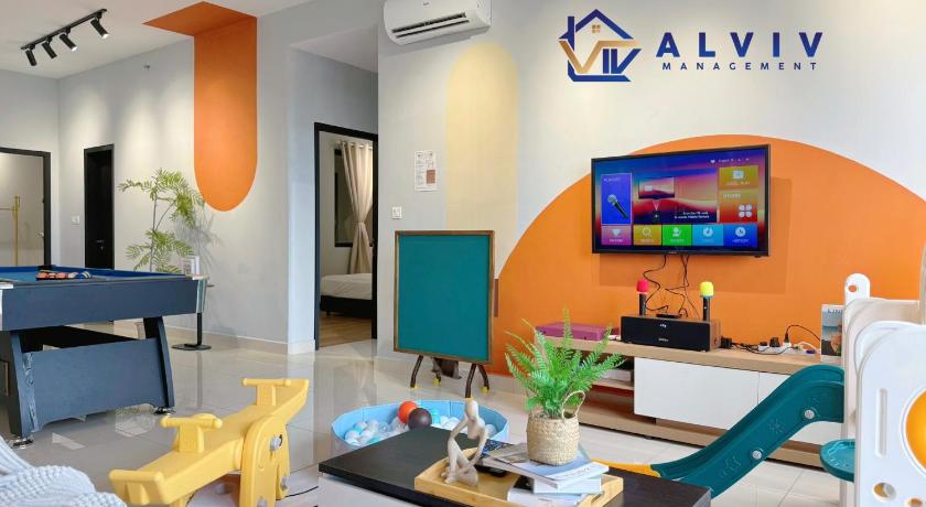 マラッカ NEW! The Apple Residence I 2-3BR I Game I 5min Jonker - Managed by Alviv Homestay 4つ星 ゲストハウス レストラン