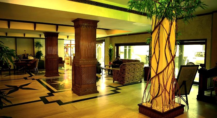 a living room filled with furniture and a fire place, The Surya, Cochin in Kochi