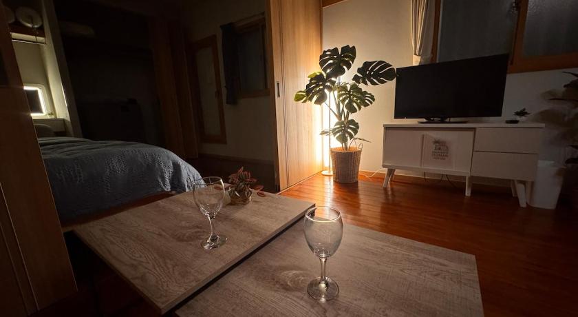 沖縄本島 HAMARs ITOMAN HOUSE 3つ星 宿泊施設 ロビー