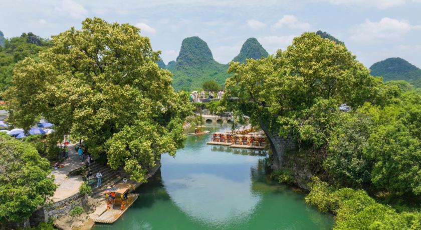 陽朔 Yangshuo Yi ju hotel ホテル レストラン