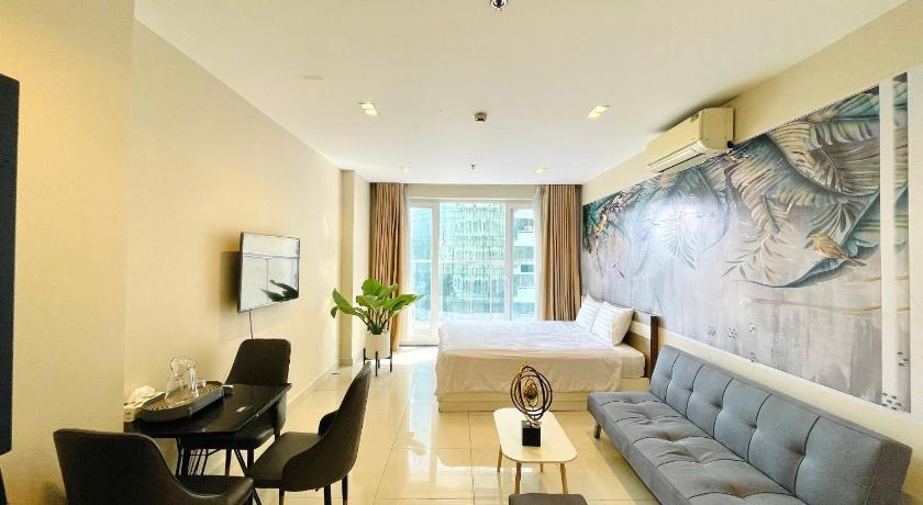 호치민 happy home 2성급 싱글룸 로비