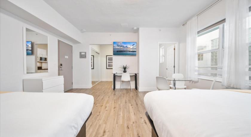 마이애미 비치 (FL) South of Fifth Studio Steps to Beach on Ocean Drive 3성급 숙소 로비