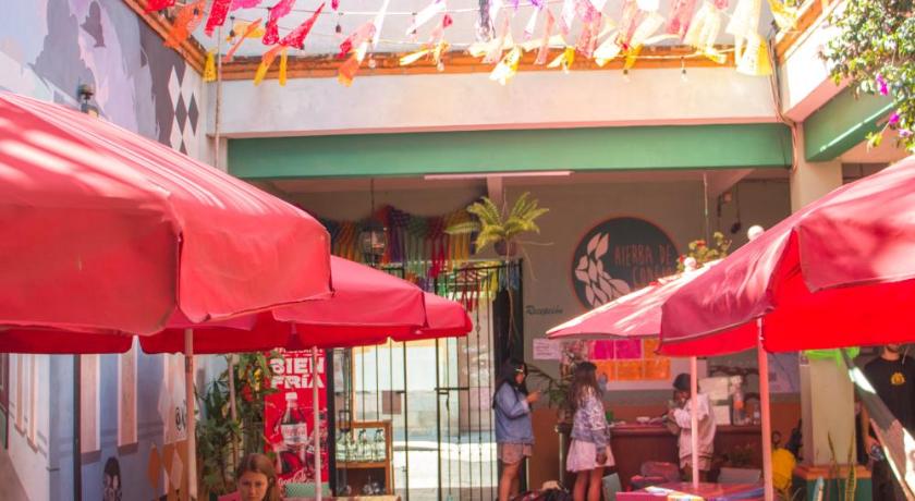 瓦哈卡 Hierba De Conejo Hostel 2星级 酒店 餐厅