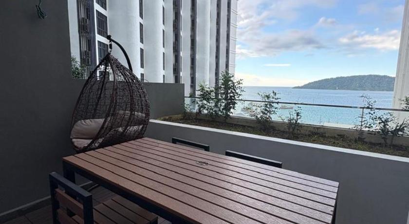 コタキナバル Borneotel The Shore KK by CHG 3つ星 ホテル 眺望