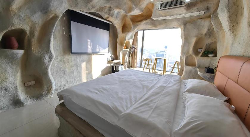 롄윈강 Xinchen B&B 싱글룸 전망