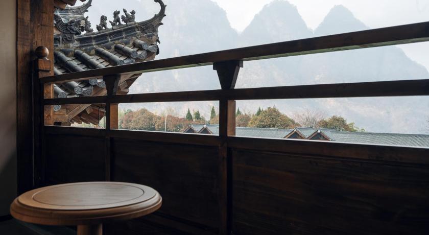 스옌 Wudang Mountain Yunwai Mountain Residence Qiongtan Scenic Area Store 호텔 전망