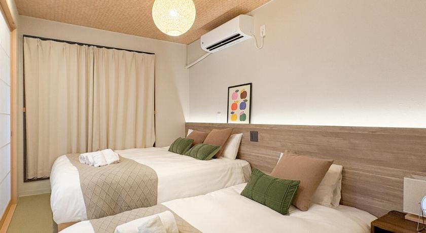 大阪 Compass201 1min walk from station 5 guests no elevator Free WiFi 3星级 住宿 客房