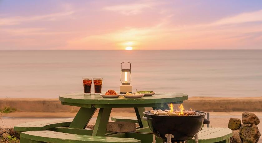 高城（江原道） Goseong Littlesquare Oceanview Pension 3星级 民宿 餐厅