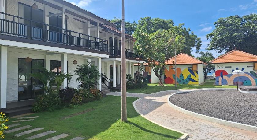 발리 K's Beach Resort 3성급 호텔 외관