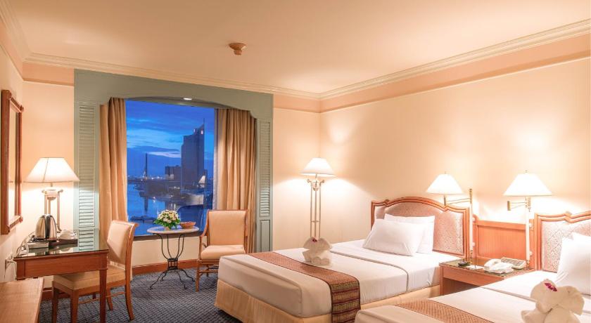 รูปของห้องเตียงแฝดพร้อมวิวแม่น้ำ (Twin Room with River View) 0