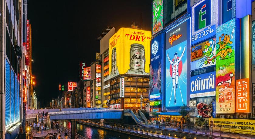 大阪 2A Noahs Ark Ueshio 10min Walk to Nipponbashi 3つ星 宿泊施設 客室