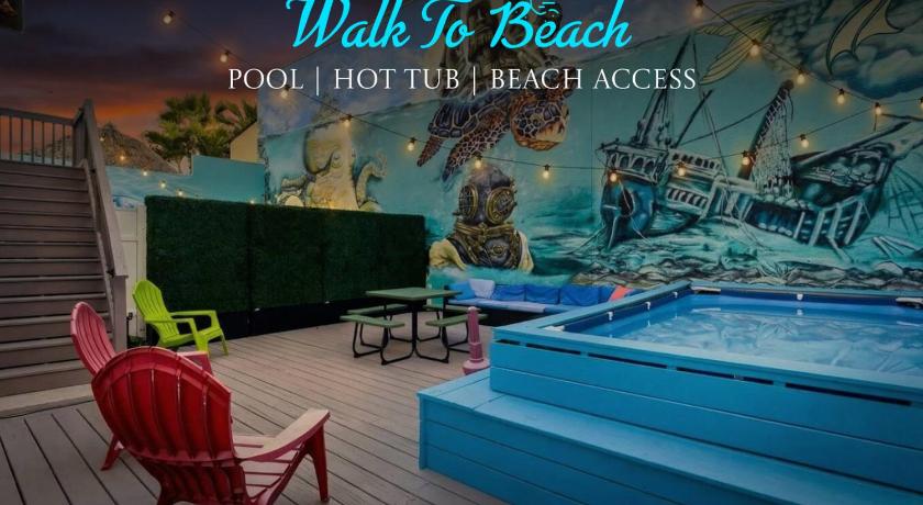 MERMAID HOUSE WITH POOL JACUZZI STEPS to SIESTA KEY BEACH