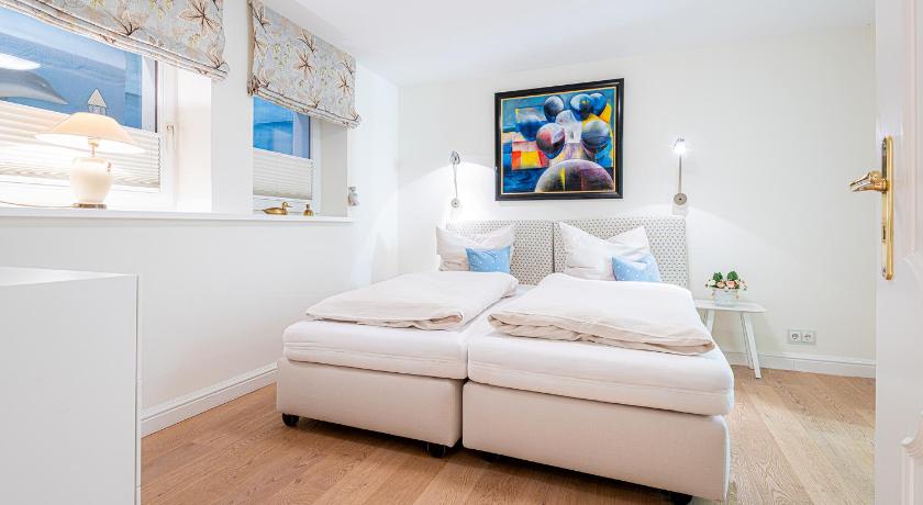 カンペン Ferienhaus Cacilienhof West 4つ星 シングルルーム プール