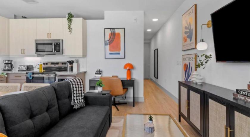 オースティン Modern King Suite Downtown Austin and Wi-Fi NEW 4つ星 宿泊施設 ロビー